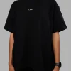 Go-To Heavyweight FLXCotton Oversized Tee - Black