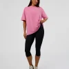 Go-To FLXCotton Oversized Tee - Sugar Plum Washed