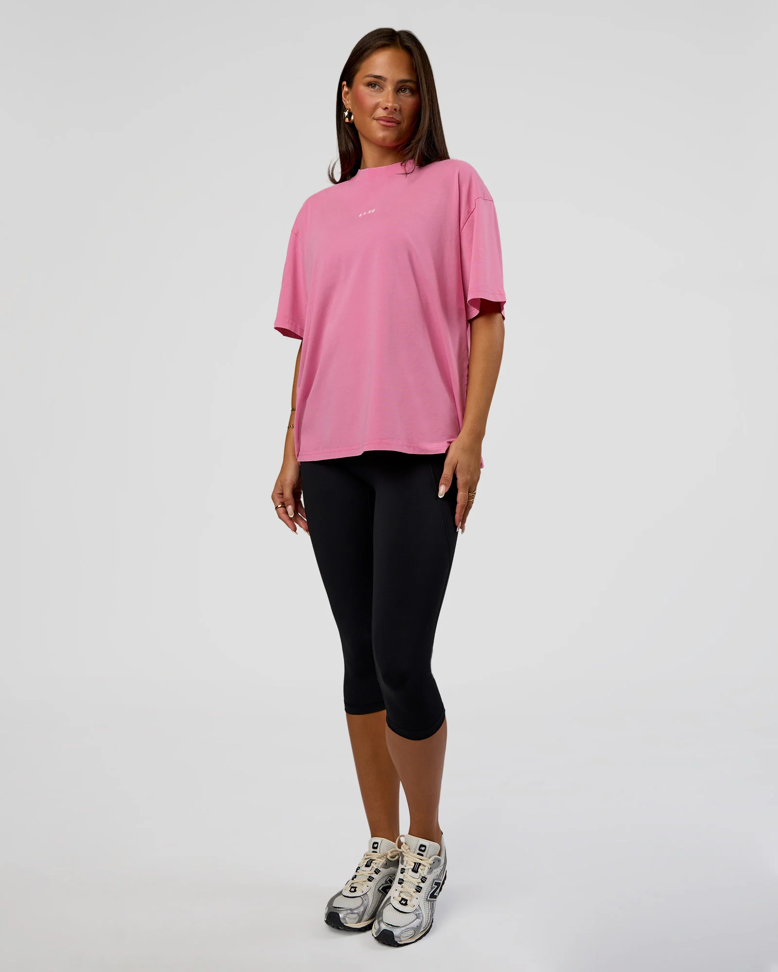 Go-To FLXCotton Oversized Tee - Sugar Plum Washed