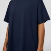 9020-go-to-flxcotton-oversized-deviation-tee-future-navy-white-6.webp Go-To FLXCotton Oversized Deviation Tee - Future Navy-White