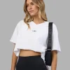 9074-go-to-v-neck-flxcotton-oversized-tee-white-black-5.webp Go-To V-Neck FLXCotton Oversized Tee - White-Black