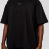 Go-To Run Club FLXCotton Oversized Tee - Black-Marshmallow