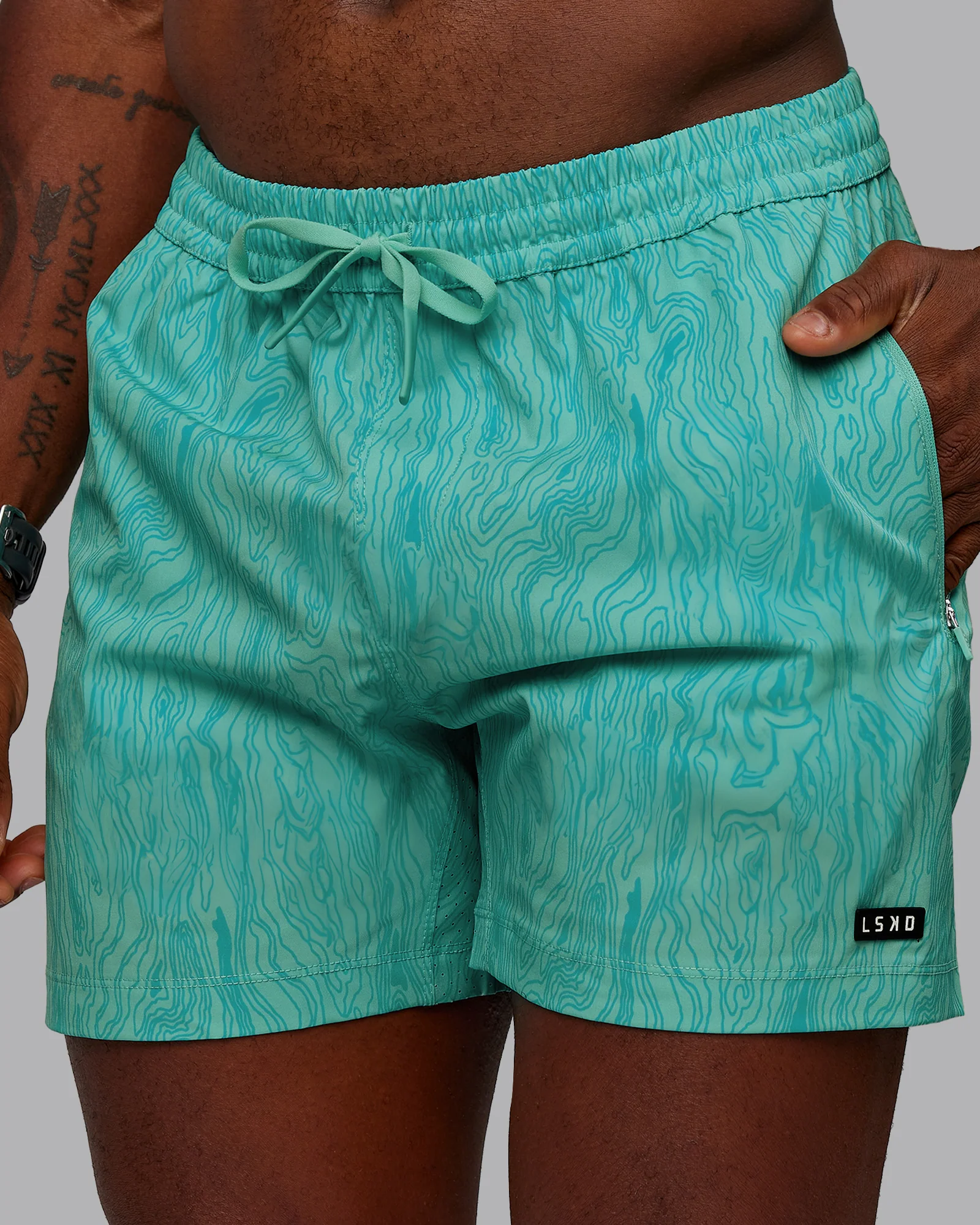 9184-rep-5-performance-short-topographic-blue-bird-2.webp Rep 5" Performance Short - Topographic Blue Bird