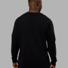 9309-base-flxcotton-long-sleeve-tee-black-3.webp Base FLXCotton Long Sleeve Tee - Black