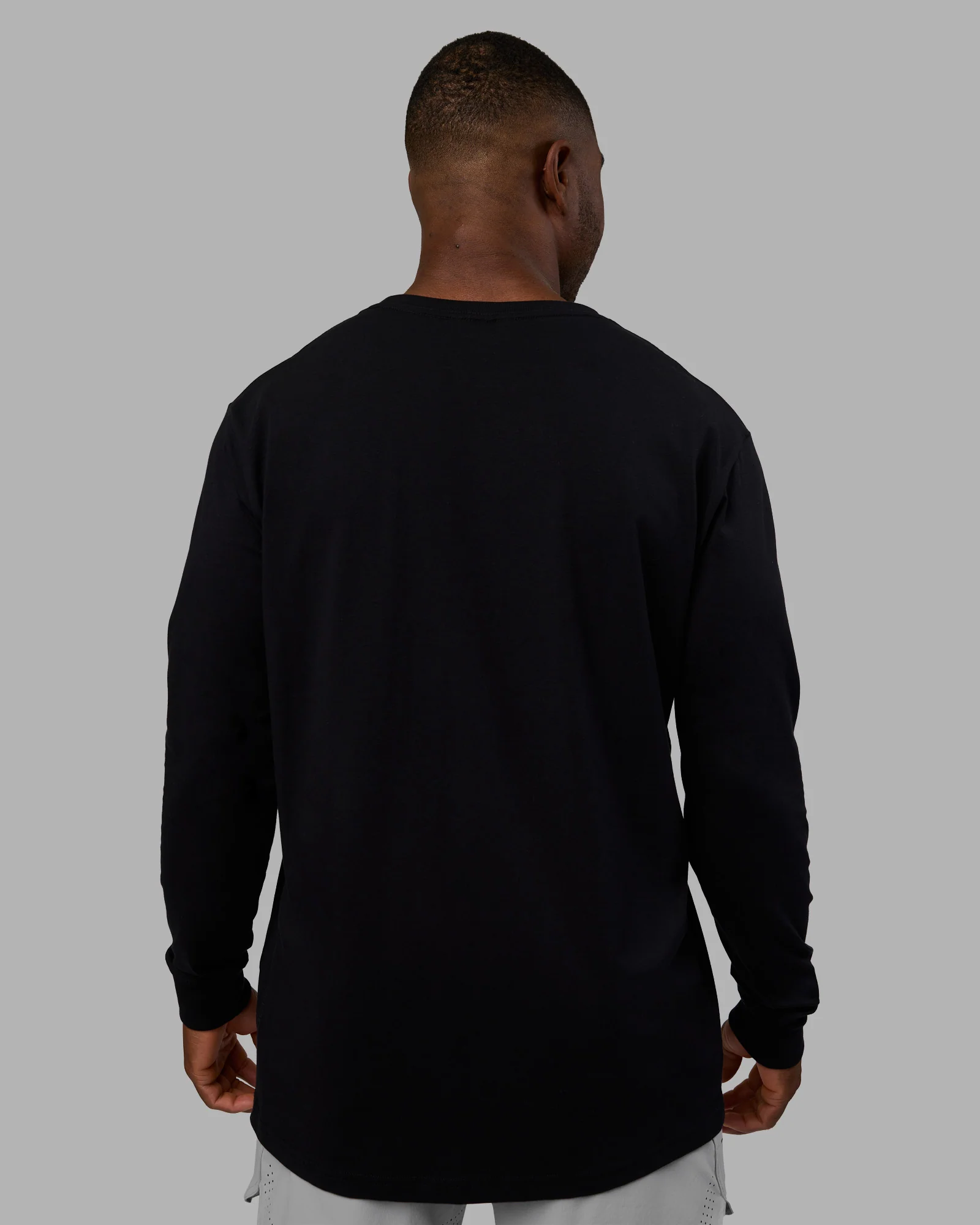 9309-base-flxcotton-long-sleeve-tee-black-3.webp Base FLXCotton Long Sleeve Tee - Black