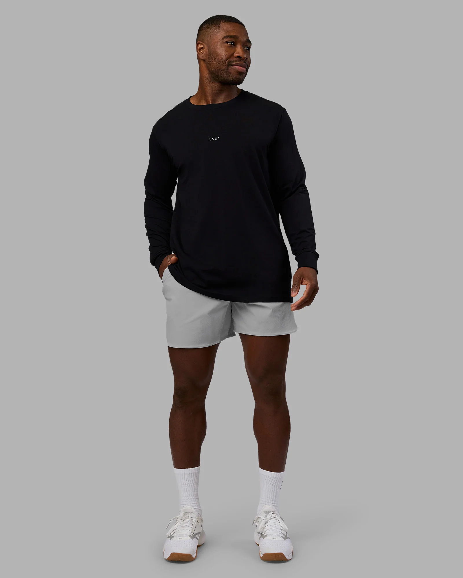 9309-base-flxcotton-long-sleeve-tee-black-4.webp Base FLXCotton Long Sleeve Tee - Black