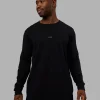 9310-black-xs-black-xs-variation-1.webp Base FLXCotton Long Sleeve Tee - Black