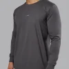9317-base-flxcotton-long-sleeve-tee-dark-storm-5.webp Base FLXCotton Long Sleeve Tee - Dark Storm