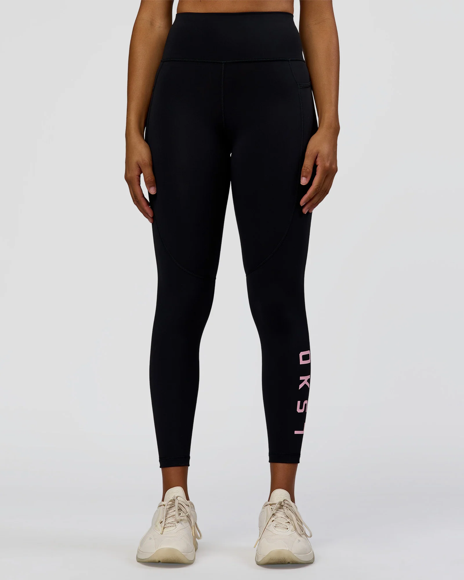 Rep Ultra High-Rise 7/8 Legging Pockets - Black-Marshmallow