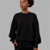 MVP Oversized Sweater - Black-Black