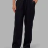 MVP Wide Leg Track Pant - Black