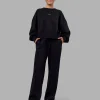 MVP Wide Leg Track Pant - Black