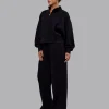 MVP 1/2 Zip Oversized Sweater - Black