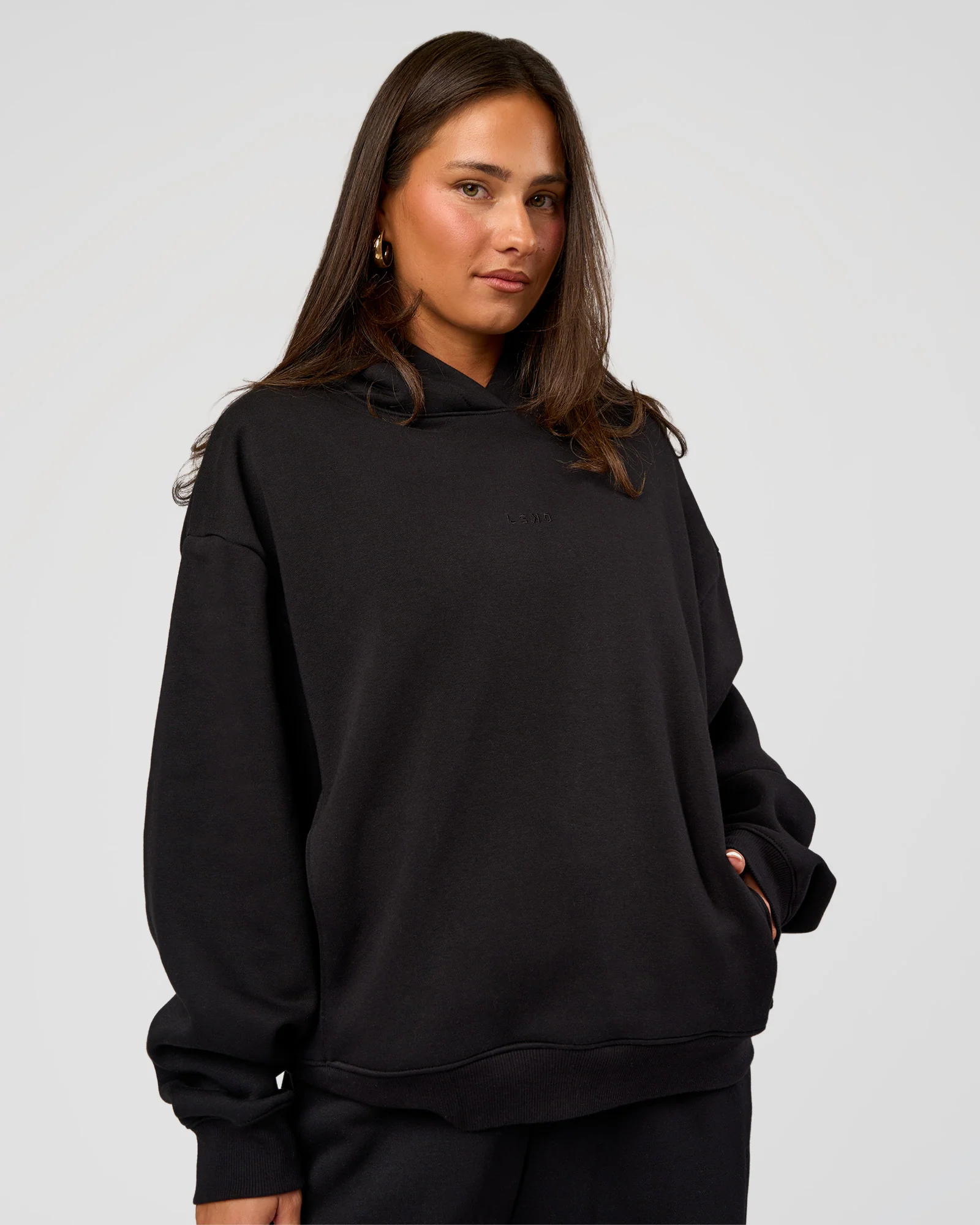 Go-To Oversized Hoodie - Black