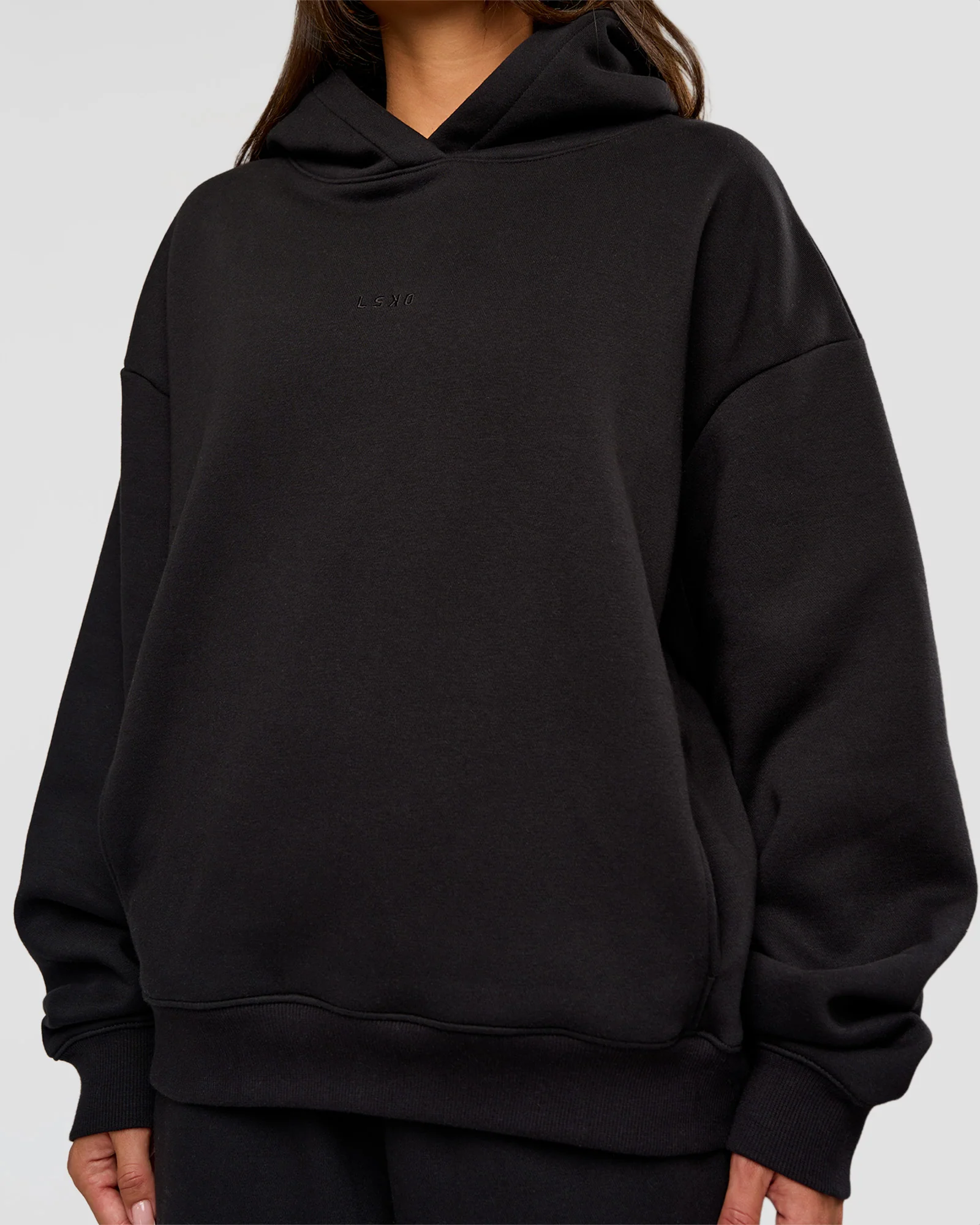 Go-To Oversized Hoodie - Black