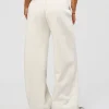 Go-To Wide Leg Track Pant - Silver Marl