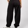 Go-To Oversized Track Pant - Black