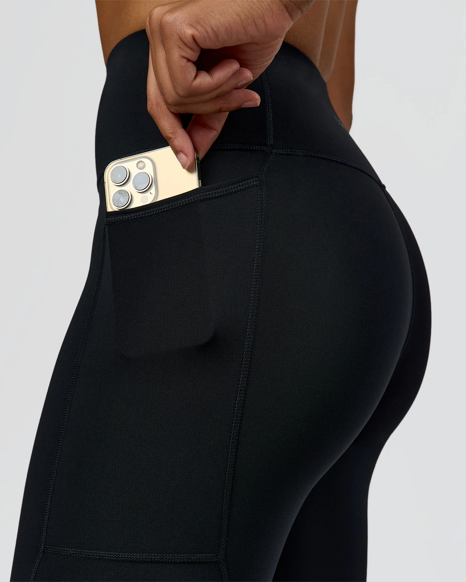 Rep Ultra High-Rise 7/8 Legging Pockets - Black-Palace Blue