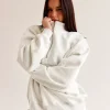 9440-go-to-oversized-quarter-zip-sweater-silver-marl-1.webp Go-To Oversized Quarter Zip Sweater - Silver Marl