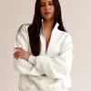 9440-go-to-oversized-quarter-zip-sweater-silver-marl-3.webp Go-To Oversized Quarter Zip Sweater - Silver Marl