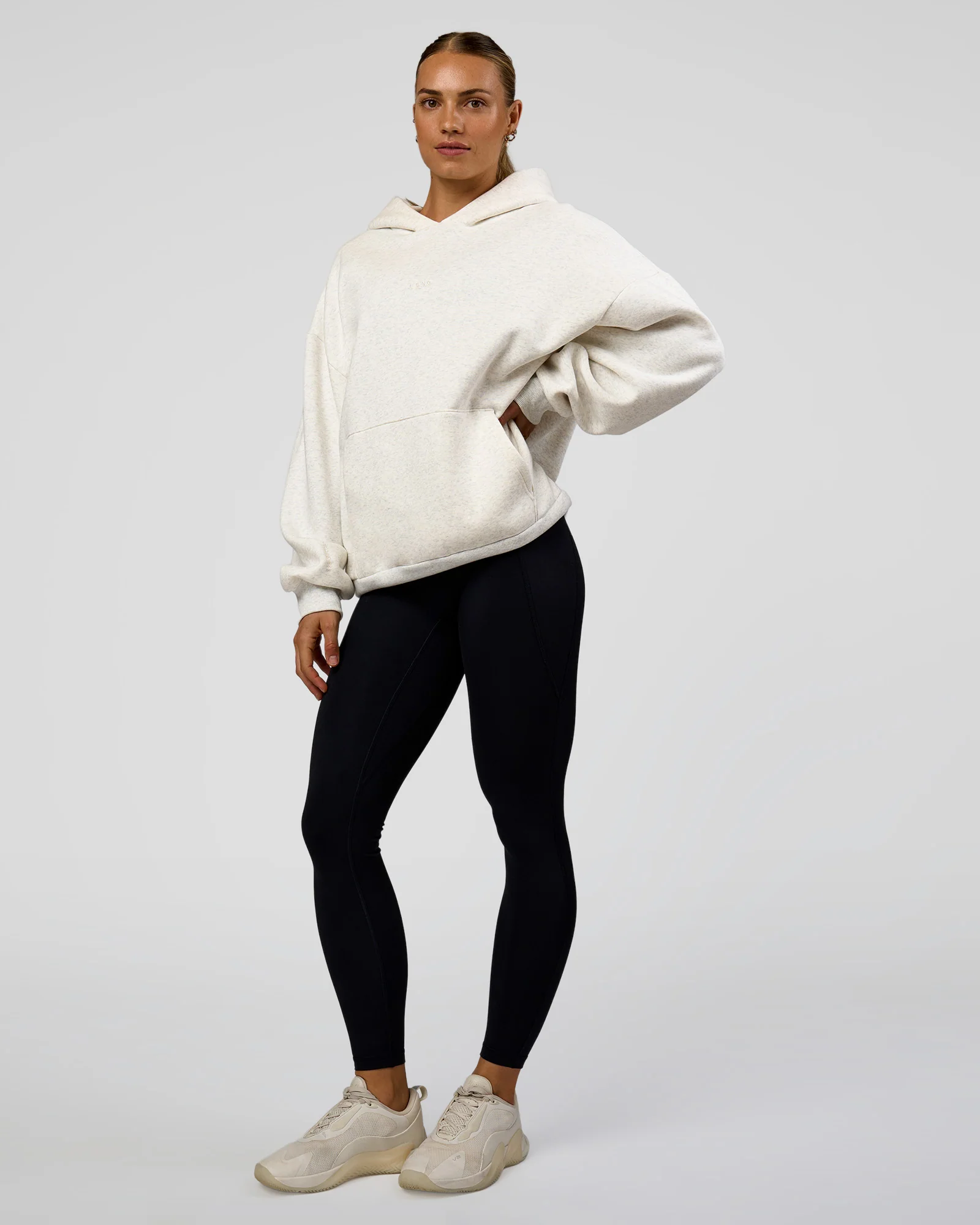9494-base-oversized-hoodie-silver-marl-4.webp Base Oversized Hoodie - Silver Marl