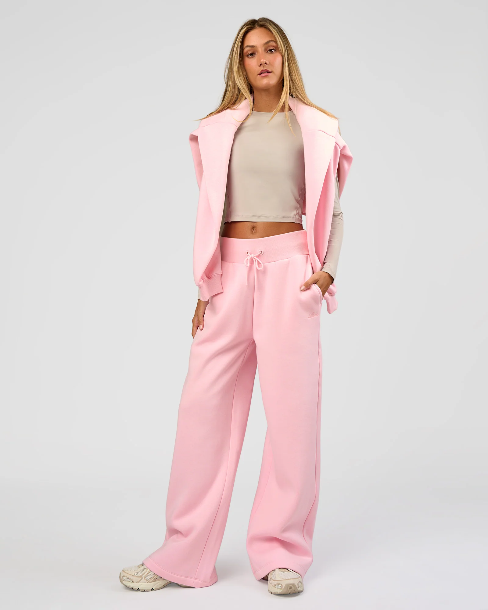 9503-go-to-script-wide-leg-track-pant-marshmallow-9.webp Go-To Script Wide Leg Track Pant - Marshmallow
