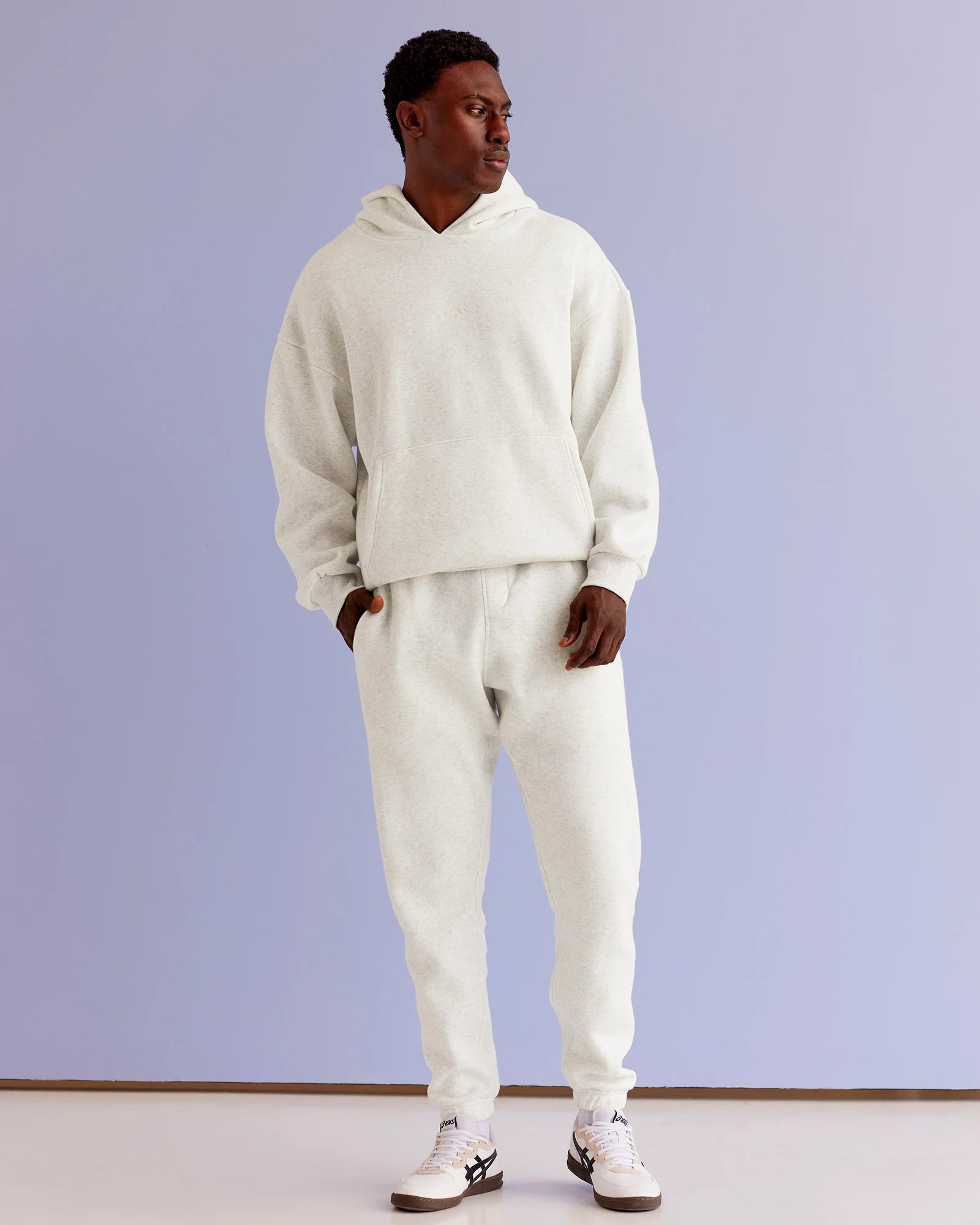 MVP Cuffed Track Pant - Silver Marl