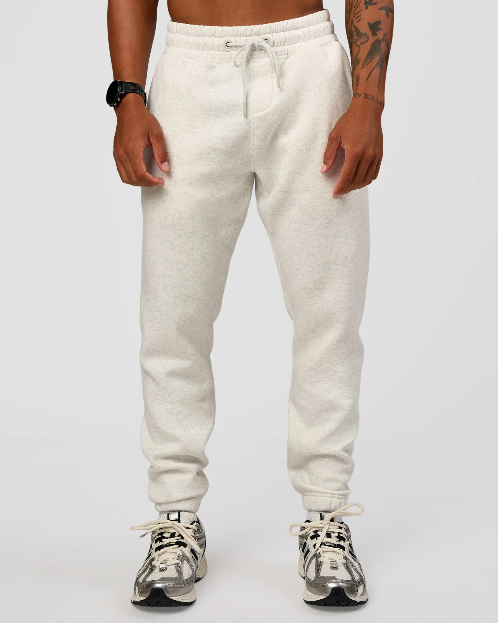MVP Cuffed Track Pant - Silver Marl