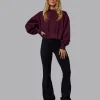 MVP Oversized Sweater - Cherry Lacquer