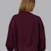 MVP Oversized Sweater - Cherry Lacquer