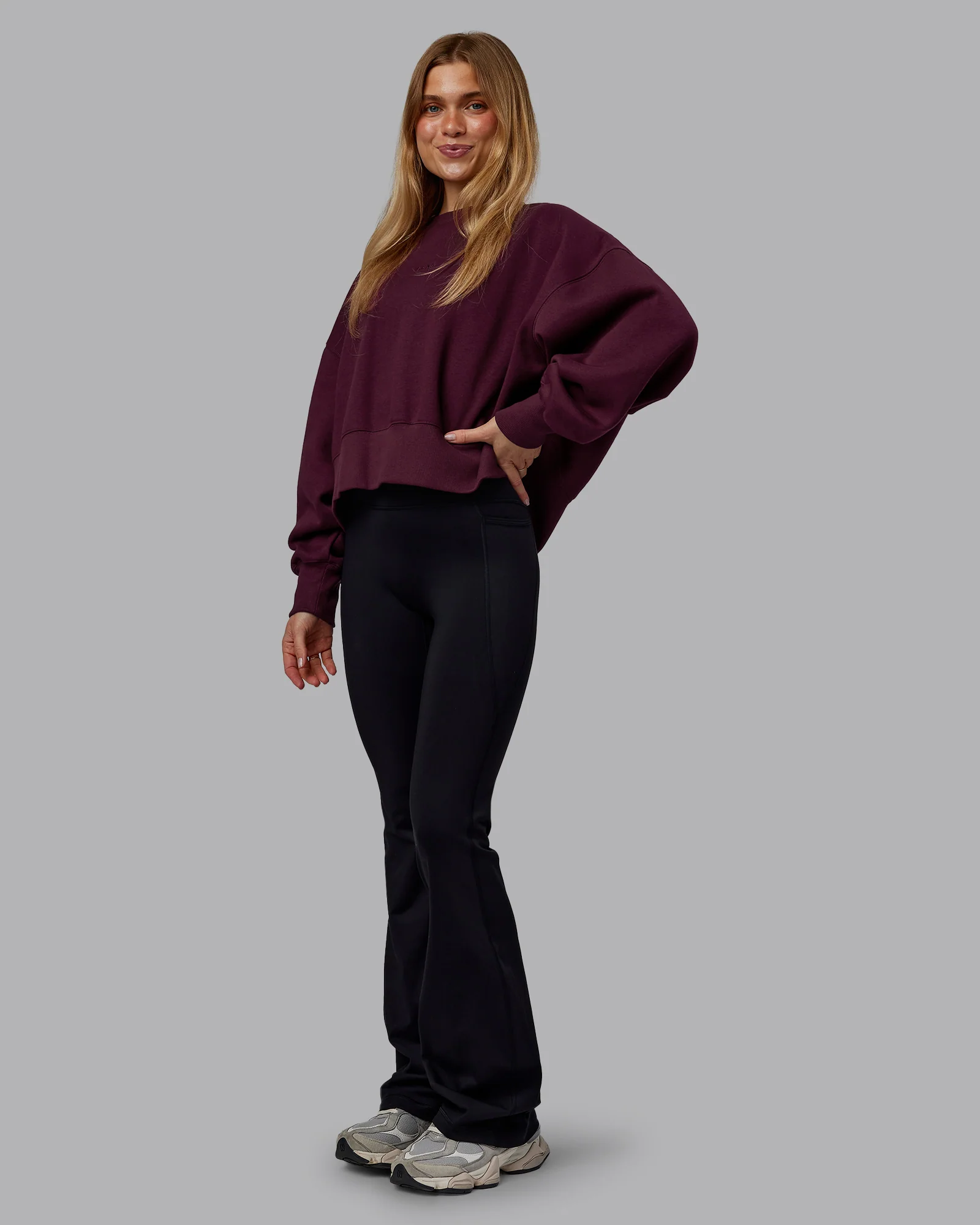 MVP Oversized Sweater - Cherry Lacquer