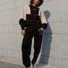 9536-stitch-up-oversized-fleece-sweater-black-shale-beige-4.jpg Stitch Up Oversized Fleece Sweater - Black-Shale Beige