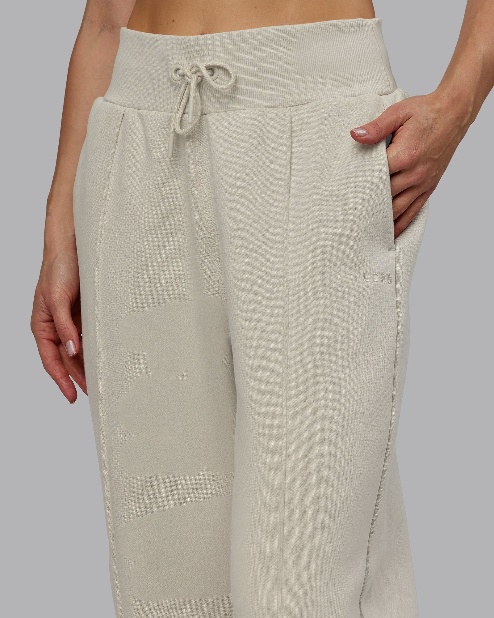 9543-mvp-wide-leg-track-pant-shale-beige-3.jpg MVP Wide Leg Track Pant - Shale Beige