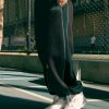 9561-stitch-up-fleece-sweat-pant-black-dark-moss-1.jpg Stitch Up Fleece Sweat Pant - Black/Dark Moss