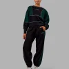 9561-stitch-up-fleece-sweat-pant-black-dark-moss-2.webp Stitch Up Fleece Sweat Pant - Black/Dark Moss