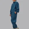 MVP 1/2 Zip Oversized Sweater - Indigo