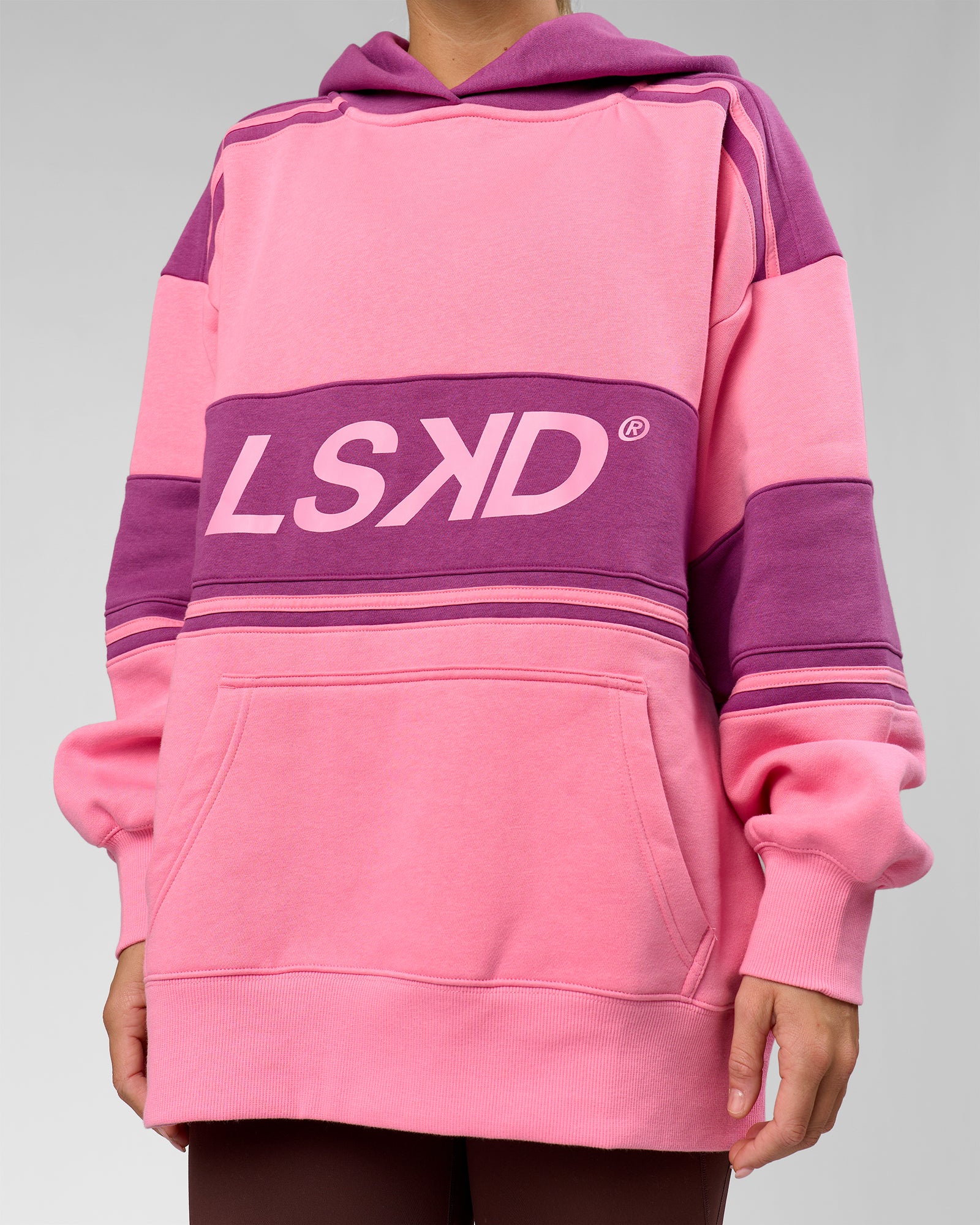 959-a-team-oversized-hoodie-candy-pink-boysenberry-13.jpg A-Team Oversized Hoodie - Candy Pink-Boysenberry