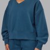 9629-mvp-v-neck-oversized-sweater-indigo-5.jpg MVP V Neck Oversized Sweater - Indigo
