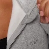 MVP 1/2 Zip Oversized Sweater - Light Grey Marl
