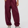 MVP Oversized Slouchy Fit Track Pant - Cherry Lacquer