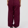 MVP Oversized Slouchy Fit Track Pant - Cherry Lacquer