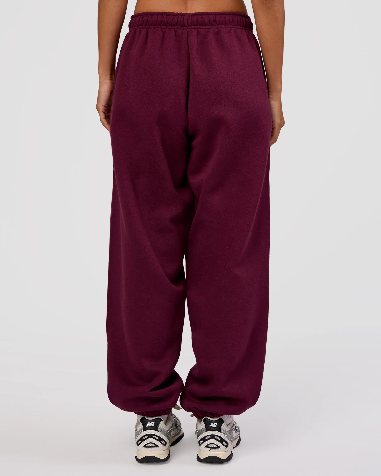 MVP Oversized Slouchy Fit Track Pant - Cherry Lacquer