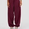 MVP Oversized Slouchy Fit Track Pant - Cherry Lacquer
