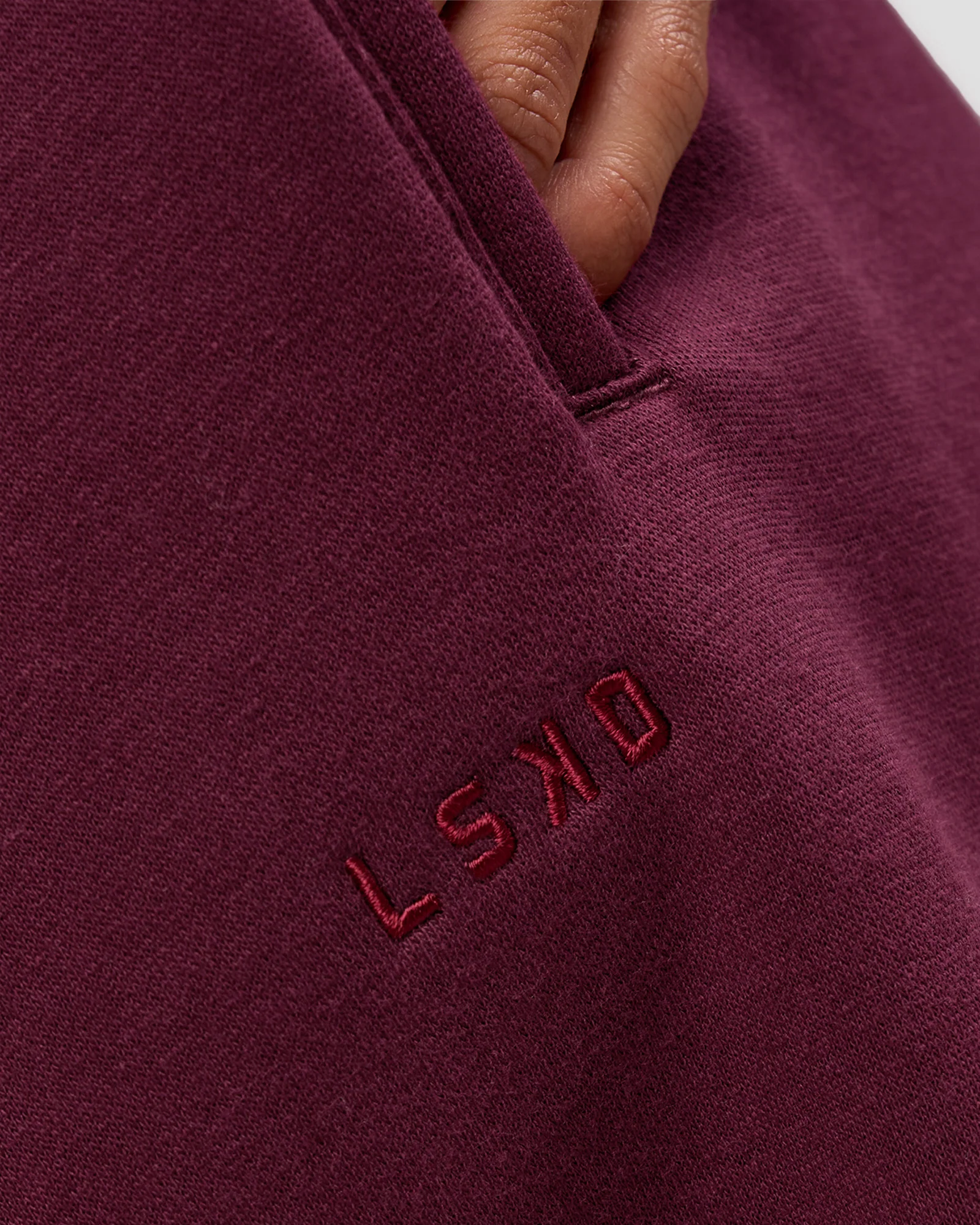 MVP Oversized Slouchy Fit Track Pant - Cherry Lacquer