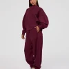MVP Oversized Slouchy Fit Track Pant - Cherry Lacquer