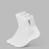 9746-signal-quarter-socks-3-pack-white-black-1.webp Signal Quarter Socks 3 Pack - White-Black