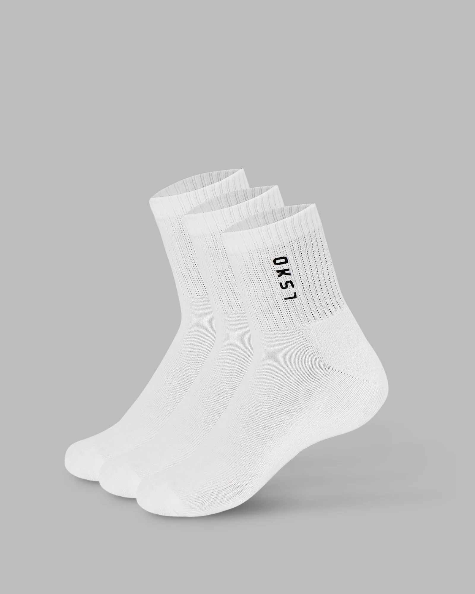 9746-signal-quarter-socks-3-pack-white-black-1.webp Signal Quarter Socks 3 Pack - White-Black