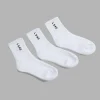 9746-signal-quarter-socks-3-pack-white-black-2.webp Signal Quarter Socks 3 Pack - White-Black