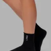 9749-signal-quarter-socks-3-pack-black-white-2.webp Signal Quarter Socks 3 Pack - Black-White