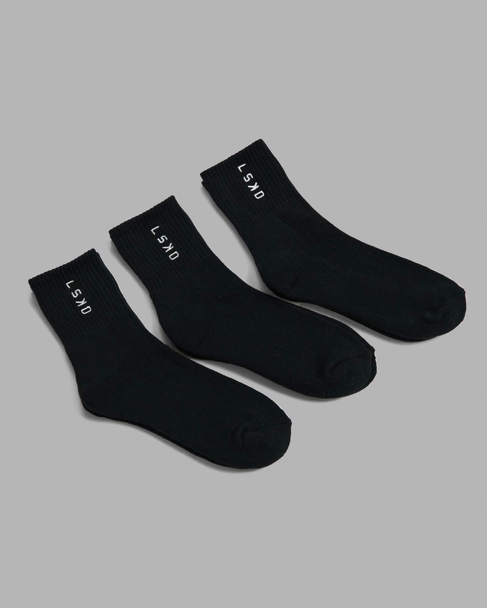 9749-signal-quarter-socks-3-pack-black-white-5.webp Signal Quarter Socks 3 Pack - Black-White